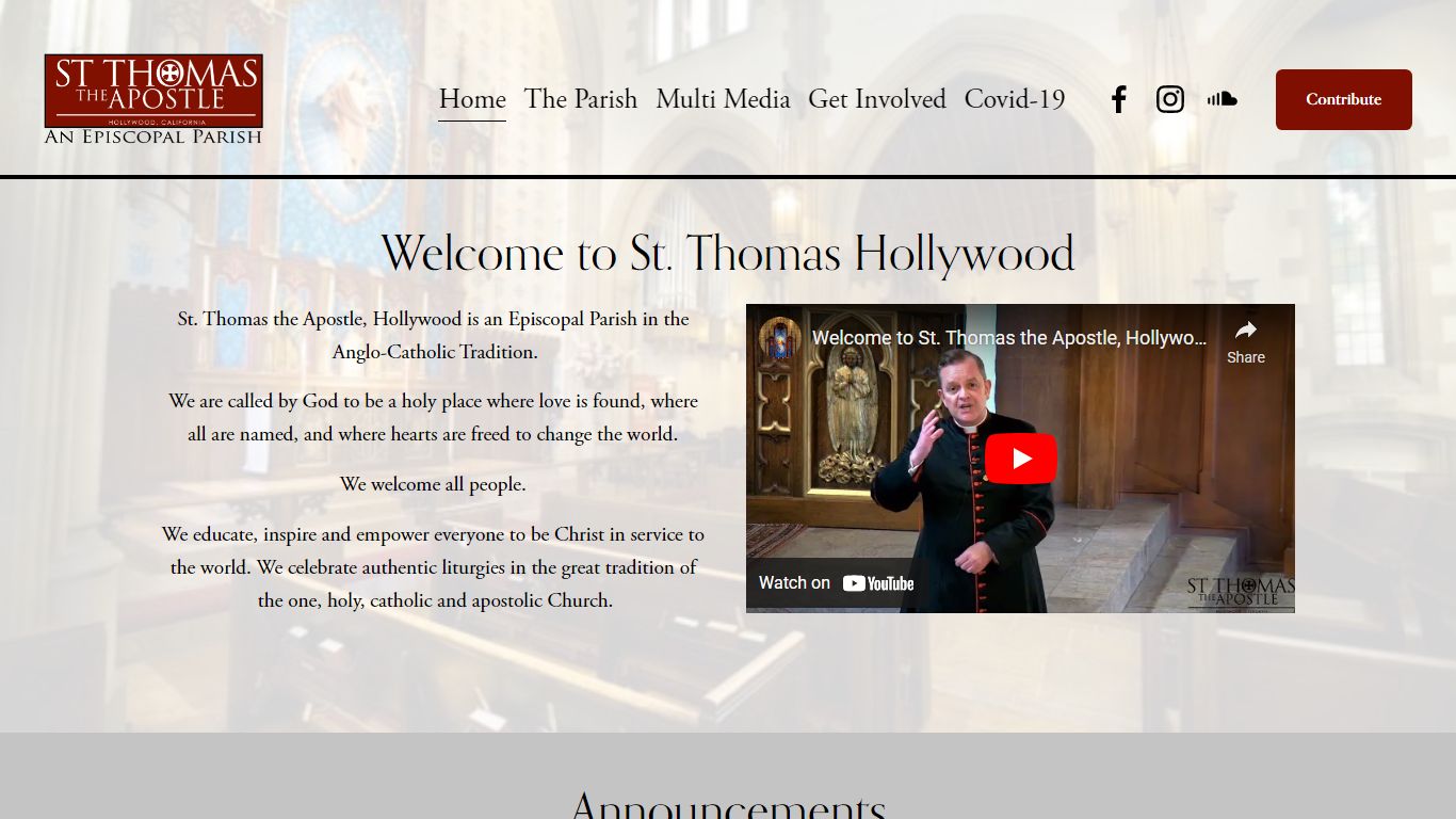 Saint Thomas the Apostle Hollywood